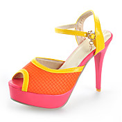 Chic Leatherette Stiletto Heel Sandals With Split Joint Party / Evening / Wedding Shoes (More Colors)