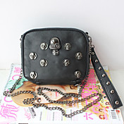 Mini Punk Skull Rivet Chain Crossbody&Messenger Bag(Chain)
