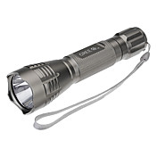 UltraFire NF-T60 Cree XML-T6 5-Mode LED Flashlight (800LM, 1x18650, Silber)