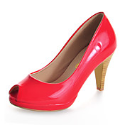 Patent Leather Stiletto Heel Peep Toe Office / Party / Evening Shoes (More Colors)
