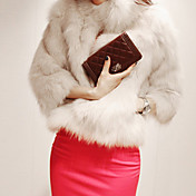 Women's Extravagant Faux Fur Short Coat