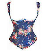 Strapped coton fleuri pays Lolita Corset