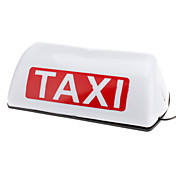 Plastic Shell 2 hilos magnéticos de la luz blanca Cab Entrar Topper azotea del coche Taxi Lamp