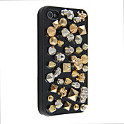 3D Rivetti Multi-Style & Skulls l'argomento duro per il iPhone 4/4S