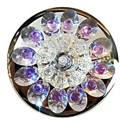 1W Modern Led Flush Mount DYC030 in Floral Crystal Design for Porch/Corridor/Aisle