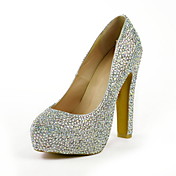 Beautiful Leather Stiletto Heel Pumps With Rhinestone Party / Evening Shoes (More Colors)