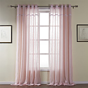(To paneler) Classic Cotton Solid tynne gardiner