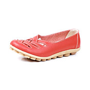 Fashion Leather Flat Heel Loafers & Slip-Ons Hollow Out Party / Evening Shoes(More Colors)