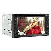 6,2 tommers 2DIN bil dvd spiller (gps, ISDB-t, ipod, RDS)