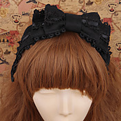 Handmade Black Lace Classic Lolita Headband