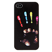 Stampe a mano modello Custodia rigida colorata per iPhone 4/4S