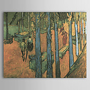 Famoso dipinto ad olio Les-alychamps di Van Gogh