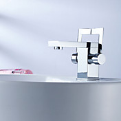 finition chromée robinet d'évier post-moderne salle de bain