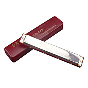 Qimei - (QM24A-34) Kobber Cover plater Harmonica C Key/24 Holes
