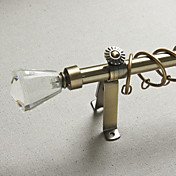Crystal Diamond Finial Bruneret Drape Rod