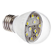 E27 1.0W 7x5050SMD 90-100LM 6000-6500K Cool White Light LED Bulb (220V)