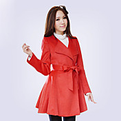 Women's Woolen Belted Coat