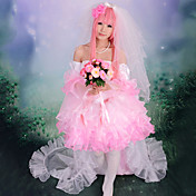 Cosplay Inspirado por Vocaloid - Vestido de Novia Luka boda del demonio