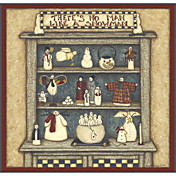 Printed Art Cartoon There's No Man Like A Snowman by Robin Betterley