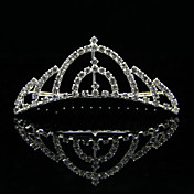Smukke legering Rhinestone Bryllup Brude Tiara