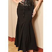 Lace-up Black Dress Maxi