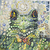 Gedruckt Kunst Tiere Froggy durch Charlsie Kelly