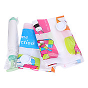 70 * 100cm * 0.7MM colorées en tissu de modèle sacs d'aspirateur de stockage 2 par emballage (blanc et rouge) MN115753
