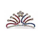 bella cz zirconia cubico ragazza nozze fiore tiara colori / copricapo più disponibile