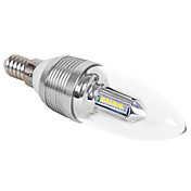 E14 320LM 3W 6000-6500K Natural White Light LED Candle Bulb (220V)