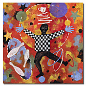 Printed Canvas Art People Juggler by Jim Dryden with Stretched Frame
