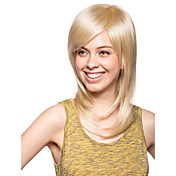 Capless High Quality Synthetic Medium Length Straight Wig
