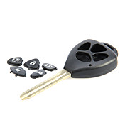 4-Button Remote Key Casing for Toyota