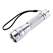 UltraFire WF-501B Single-Mode CREE XM-L T6 LED Taschenlampe (1000LM, 1x18650, Silber)