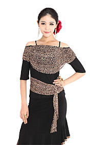 Dancewear viscose / tule moderne dans top voor dames meer kleuren