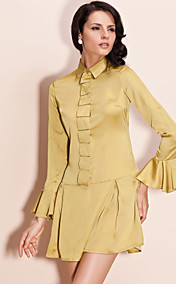 TS Flair Sleeve Fold Dress (More Color)