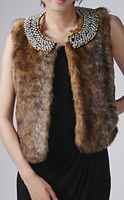 Moda Removeable Collar Evening / Carreira de alta qualidade Veat pele do falso