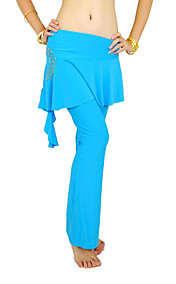 sala da ballo dancewear cristallo cotone pantaloni danza del ventre per le signore colori più