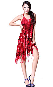 dancewear algodón y poliéster con listones vestido de danza latina para damas más colores