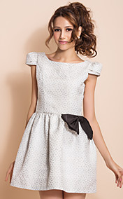 TS VINTAGE Puff Sleeve Bow Princess Dress