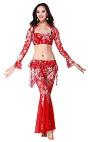 Ytelse Dancewear Lace med broderi Belly Dance Antrekk For Ladies Flere farger