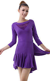Viscosa dancewear con pizzo Abito da ballo latino per le signore