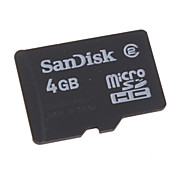  4GB SanDisk MicroSDHC Memory Card