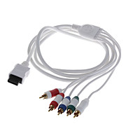  Gold Plated Component Audio and Video AV Cable for Wii - White (1.8M)