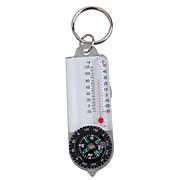  Compass Keychain with Thermometer