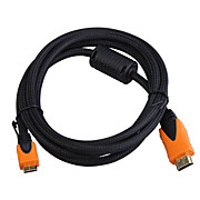  Gold Plated 1080P HDMI V1.3 Male to Mini HDMI Male Shielded Connection Cable (1.8M-Length)