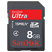  8GB SanDisk SDHC Memory Card
