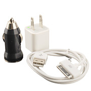  Mini 3 in 1 USB Power Adapter For iPhone4/3G/3GS