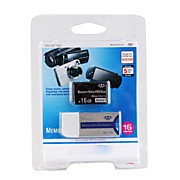  16GB Memory Stick Pro Duo Memory Card and Adapter