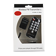 High-quality Wireless FM Transmitter with Remote Controland Charger for iPhone/iPod(Black)