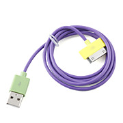  Colorful Universal Data Line for iPad 2 iPhone 3G, 3GS, 4 (Purple)